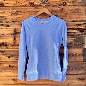 NIKE | Golf Light Blue Long Sleeve Shirt S